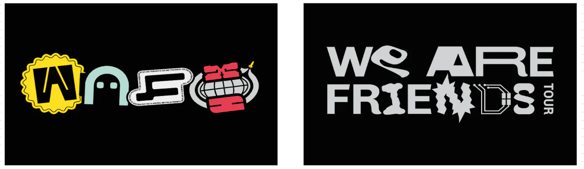 We Are Friends Double Sided Flag
