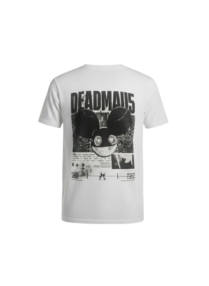 deadmau5 White Tee - Image 2