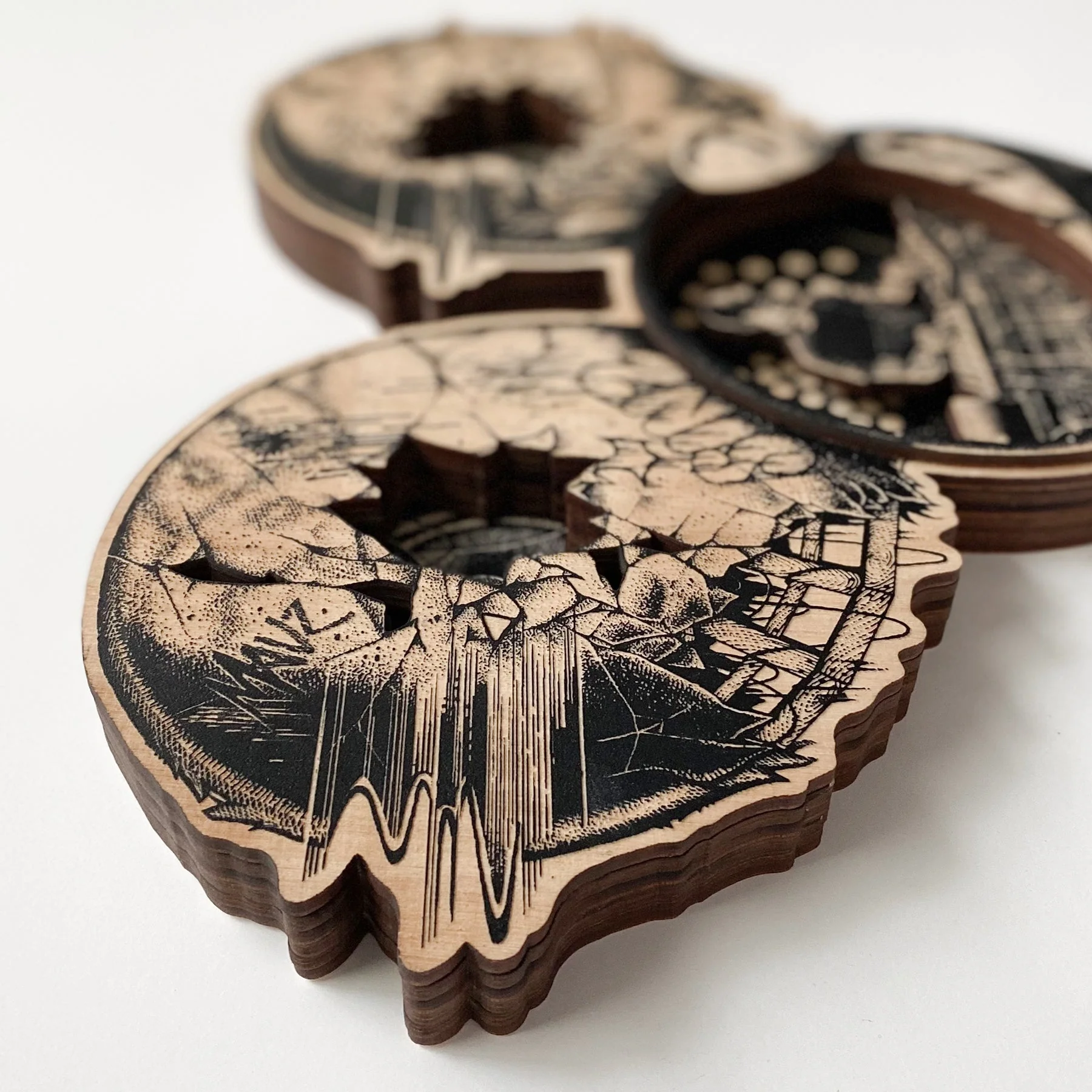 deadmau5 x Paul Jackson - limited edition wood art print - Image 4