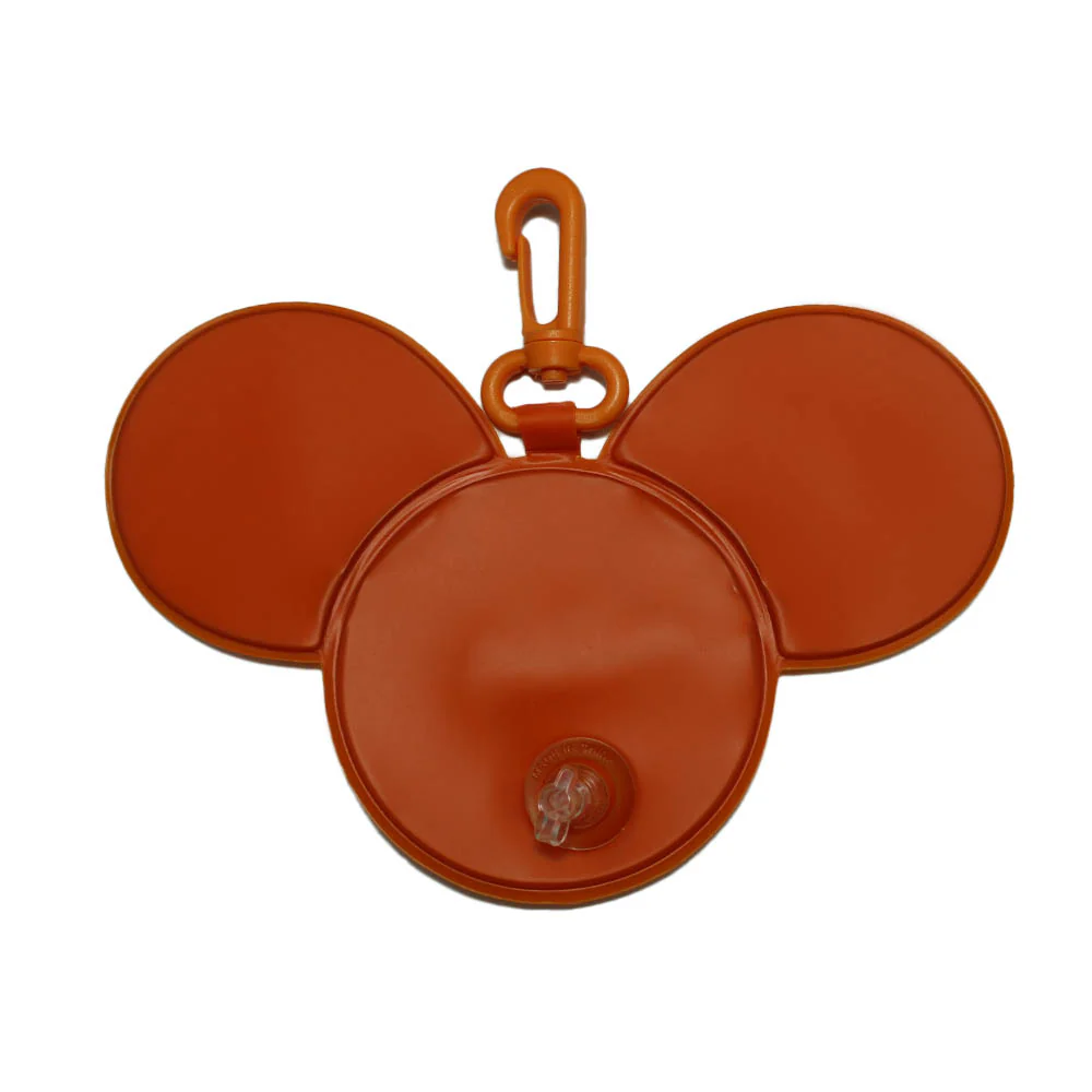 Orange faux inflatable keychain - Image 3