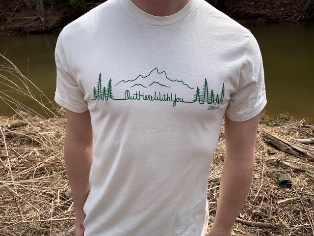 Attlas - out here with you tee - Image 3
