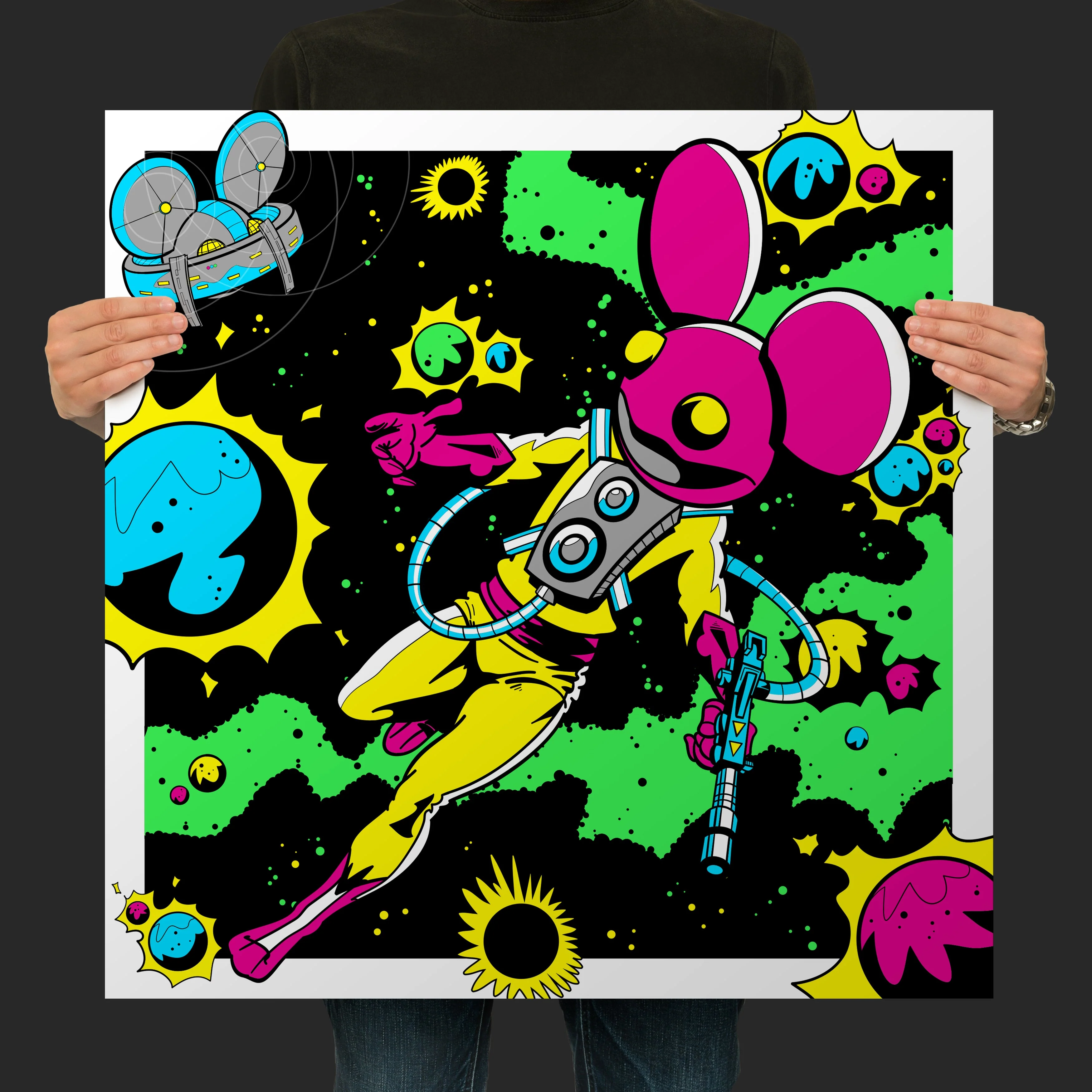 deadmau5 x Thumbs - fine art print - Image 3